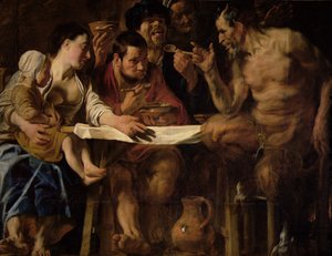 Sátiro y campesino, 1620
